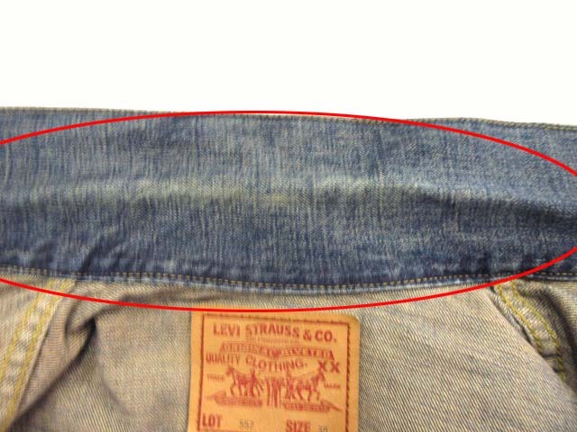 リーバイス Levi's 90s 557 日本製 デニムジャケット 71557 ビッグE ヴィンテージ復刻 Gジャン 38 メンズ_画像5