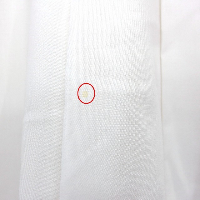 ルール RULE スカート フレア ロング 刺繍 タック 透け感 サイドジップ 61-89 オフホワイト /NT1 レディース_画像4