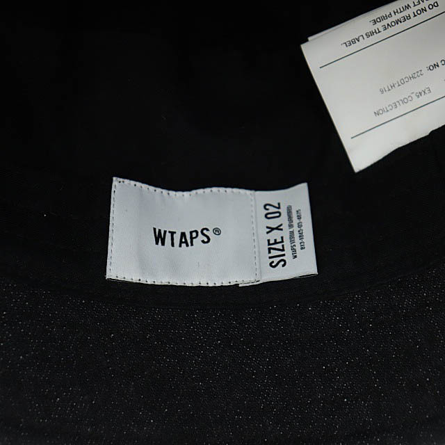 ダブルタップス WTAPS 22AW PORKEY 02 HAT COTTON.DENIM ポーキー デニム バケット ハット 帽子 222HCDT-HT16 02 黒 ブラック ☆AA★▲ 240_画像4