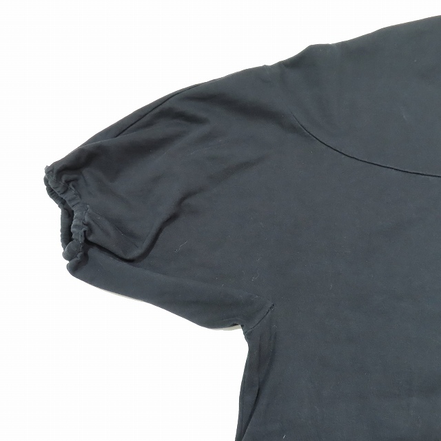 プラダ PRADA ワイド スウェット Tシャツ 半袖 カットソー プルオーバー XS 黒 ブラック 3542A-S211/10YBA2 メンズ レディース_画像4