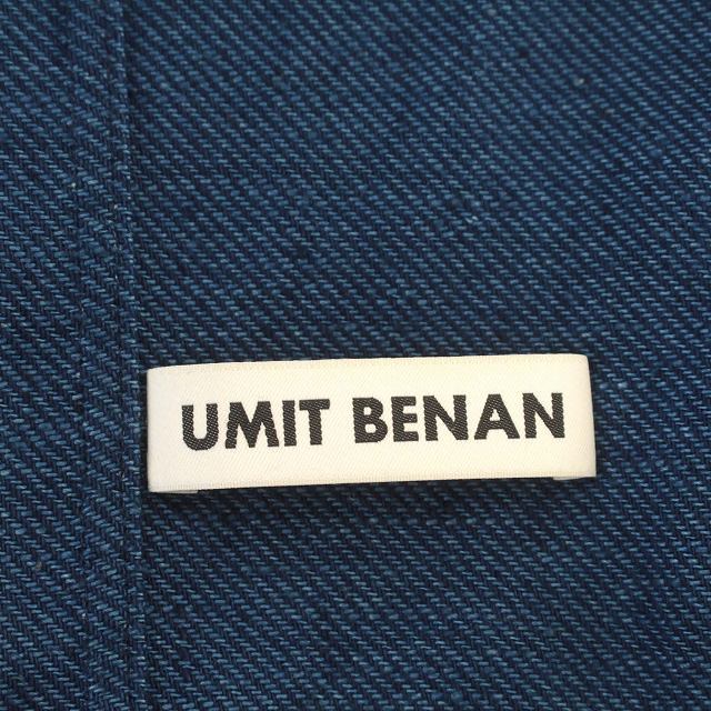 ウミット ベナン UMIT BENAN テーラードジャケット コットン サマージャケット 44 M 青 ブルー /☆G メンズ_画像3