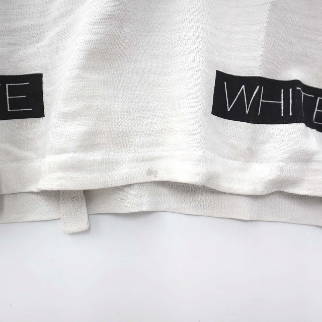 オフ ホワイト OFF-WHITE バックバイアスプリントTEE 半袖 Tシャツ XS メンズの画像4