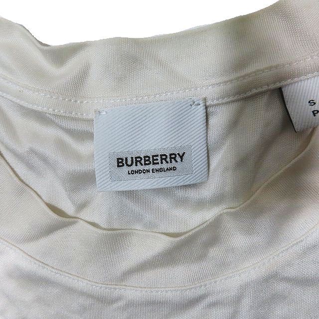 バーバリー ロンドン BURBERRY LONDON ティッシ期 アセテート Tシャツ カットソー ストレッチ ユニコーン 半袖 プリント ホワイト メンズYB_画像3