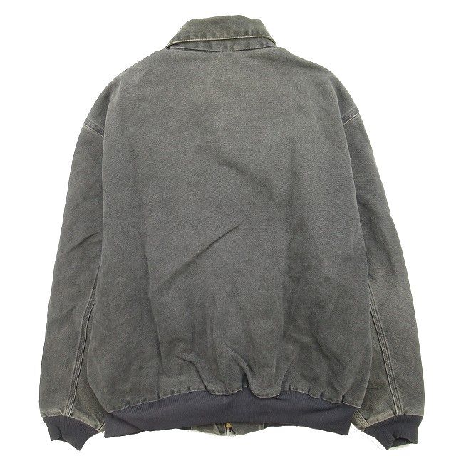 00s Vintage ヴィンテージ カーハート carhartt DUCK SANDSTONE JACKET J102PTL ダック地 サンタフェ ジャケット ブルゾン XL グレー◎ME3_画像4