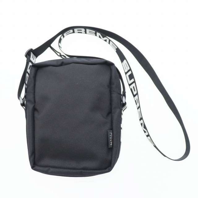 シュプリーム SUPREME 18SS Cordura Ripstop Nylon Shoulder Bag コーデュラ リップスポット ボックス ロゴ ショルダー バッグ 黒 ブラック_画像2