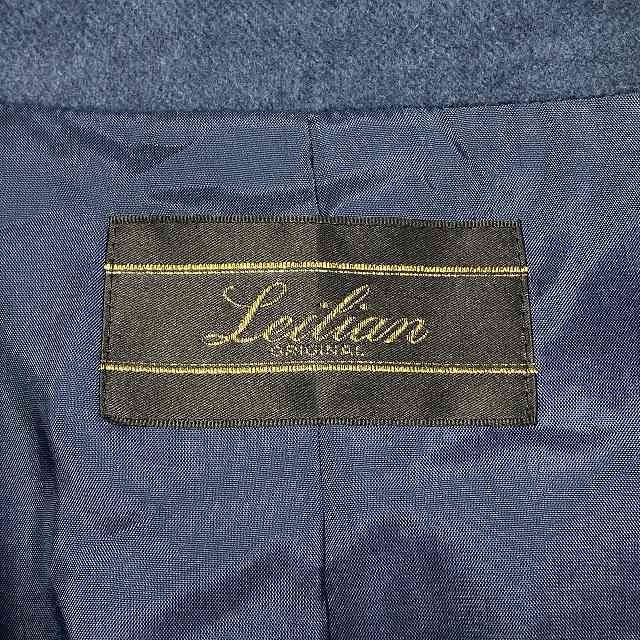 レリアン Leilian ジャケット 上着 ウール カシミヤ混 青 ブルー 9 M相当 レディース_画像6