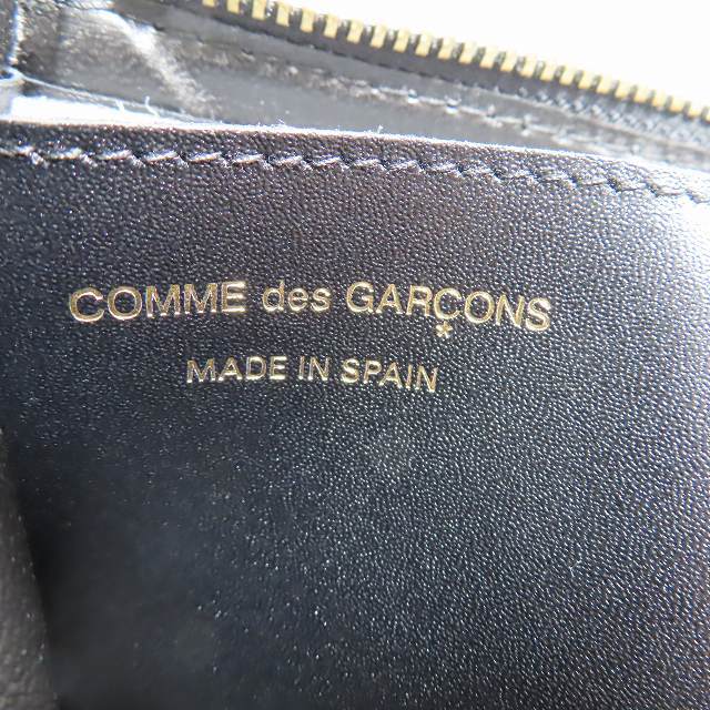 未使用品 コムデギャルソン COMME des GARCONS レンチキュラー加工 チェック L字型 財布 ミニウォレット コインケース_画像5
