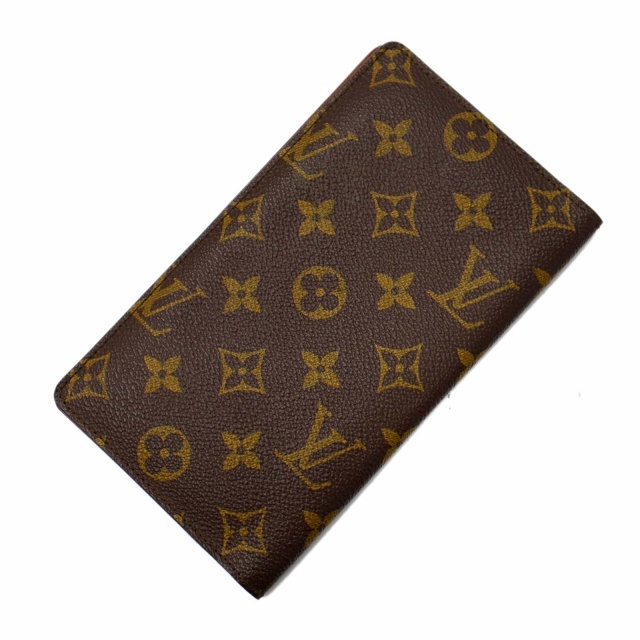 ルイヴィトン LOUIS VUITTON M62225 モノグラム ポルト・シェキエ カルトクレディ 二つ折り 札入れ 長財布 メンズ_画像2