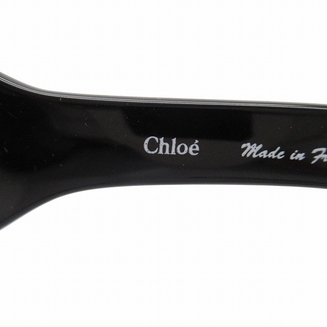 クロエ CHLOE CL2140 サングラス サイドロゴ アイウェア セルフレーム 眼鏡 めがね 黒 ブラック/レディース_画像5