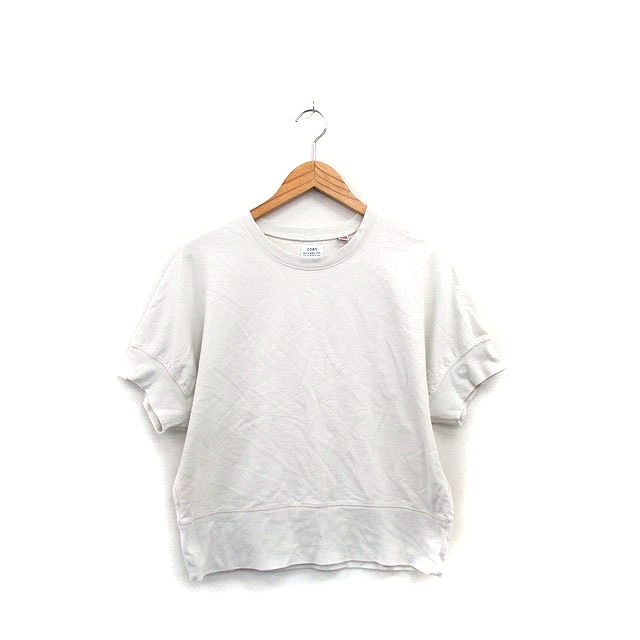 コーエン coen カットソー Tシャツ 半袖 コットン シンプル M オフホワイト 白 /KT20 レディース_画像1