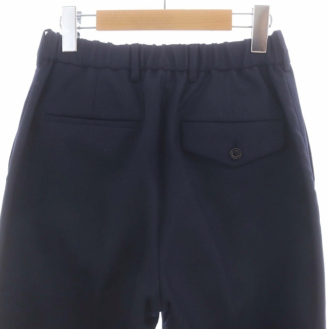 マーカウェア MARKA WARE 22SS FLAT FRONT TROUSERS パンツ センタープレス ジッパーフライ ウール 1 紺 ネイビー /DO ■OS ■AD メンズ_画像6