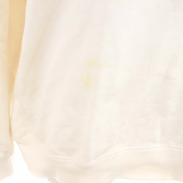  Ne-Net Ne-net вышивка вырез лодочкой тренировочный футболка длинный рукав обратная сторона пирог ru3 белый белый /ES #OS женский 