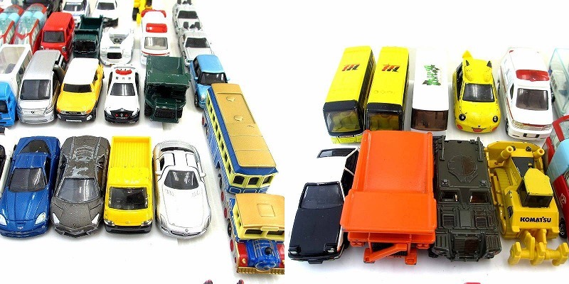 トミカ TOMICA 大量 まとめ ベトナム製 中国製 外国製 ミニカー 乗用車 トラック バス パトカー 作業車 ポケモン デロリアン ■SG_画像8