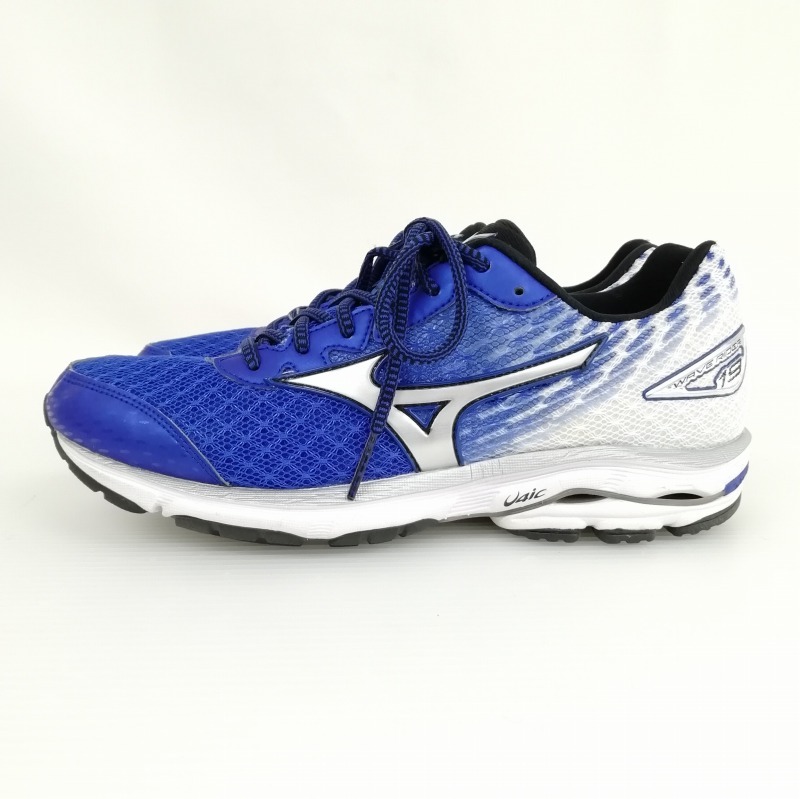 ミズノ MIZUNO J1GC160306 WAVE RIDER 19 ウエーブライダー ランニングシューズ 26cm ブルー メンズ_画像1