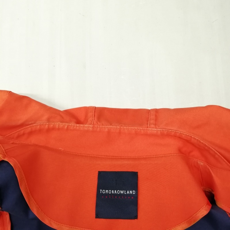  Tomorrowland collection TOMORROWLAND collectionf-teto flair coat A line 38 orange lady's 