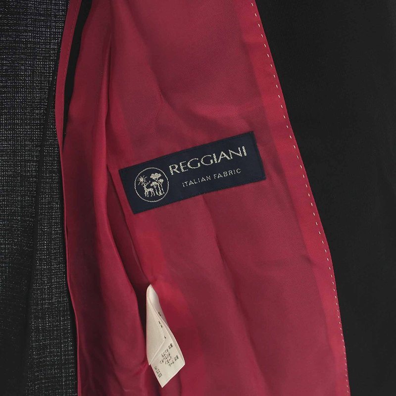 トゥモローランドコレクション スーツ セットアップ 上下 ノーカラージャケット 背抜き パンツ スラックス 36 38 S M 紺 ネイビー_画像4