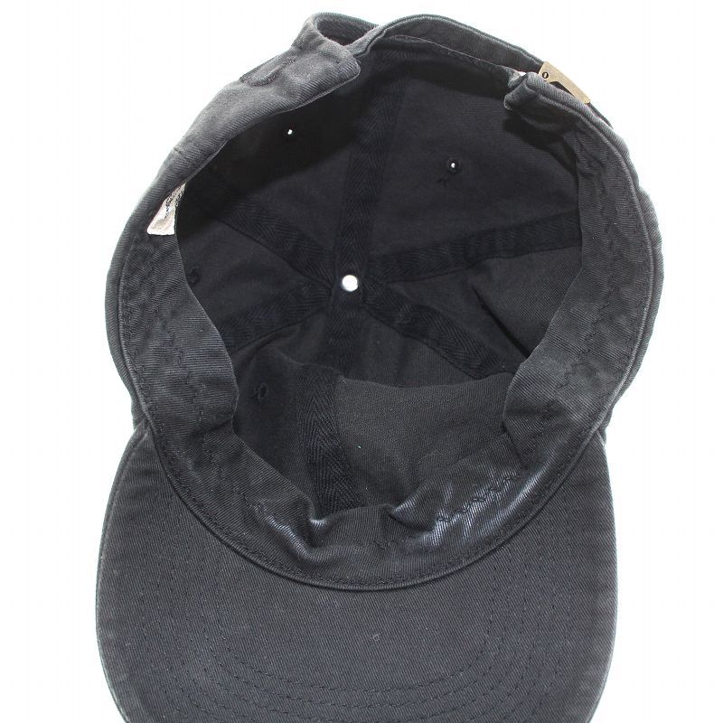 レミレリーフ REMI RELIEF Chaos別注 CAP キャップ 野球帽 帽子 コットン 黒 ブラック /AQ メンズ_画像8