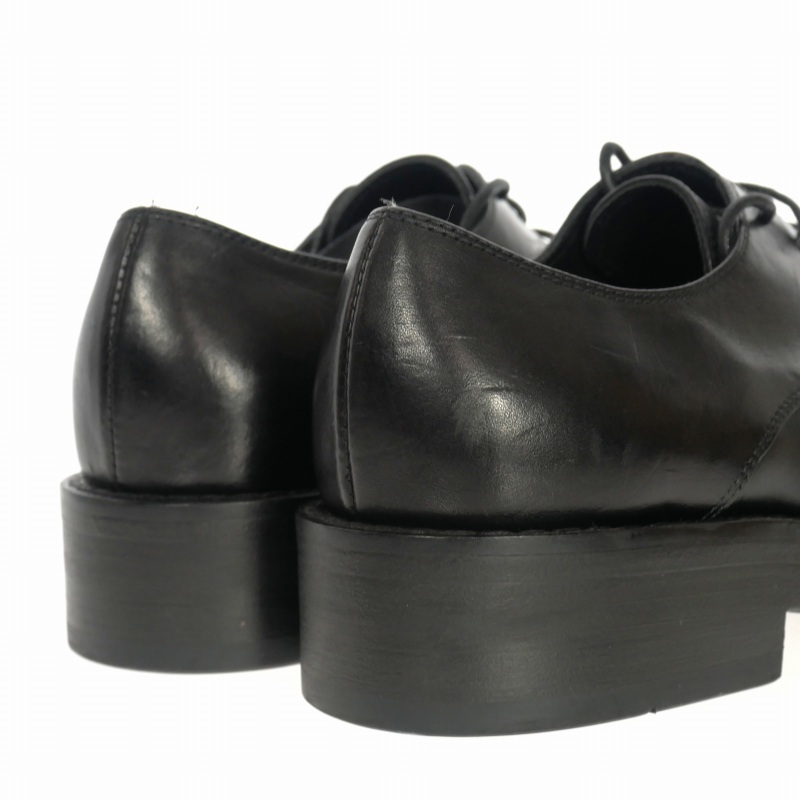  unused goods Ann Demeulemeester ANN DEMEULEMEESTER 22SS Oliver race up leather shoes leather shoes 40 black black 2201-L01 385