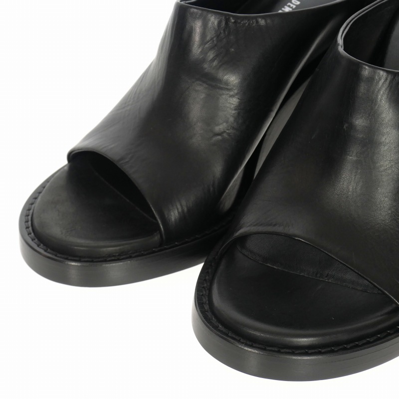  не использовался товар Ann Demeulemeester ANN DEMEULEMEESTER 22SS CLARA SANDAL TUXON каблук сандалии обувь 39 черный чёрный 2201-W-S05-285-099 страна 
