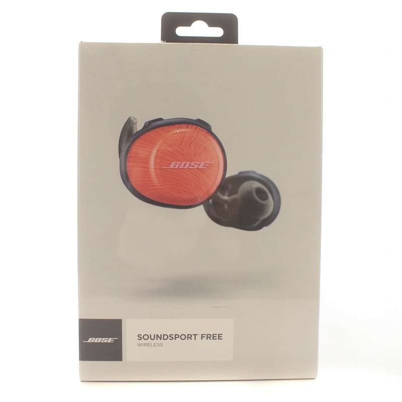 未使用品 ボーズ BOSE SoundSport Free wireless headphones ワイヤレスイヤホン オレンジ 774373-0030 /IR ■GY27の画像1