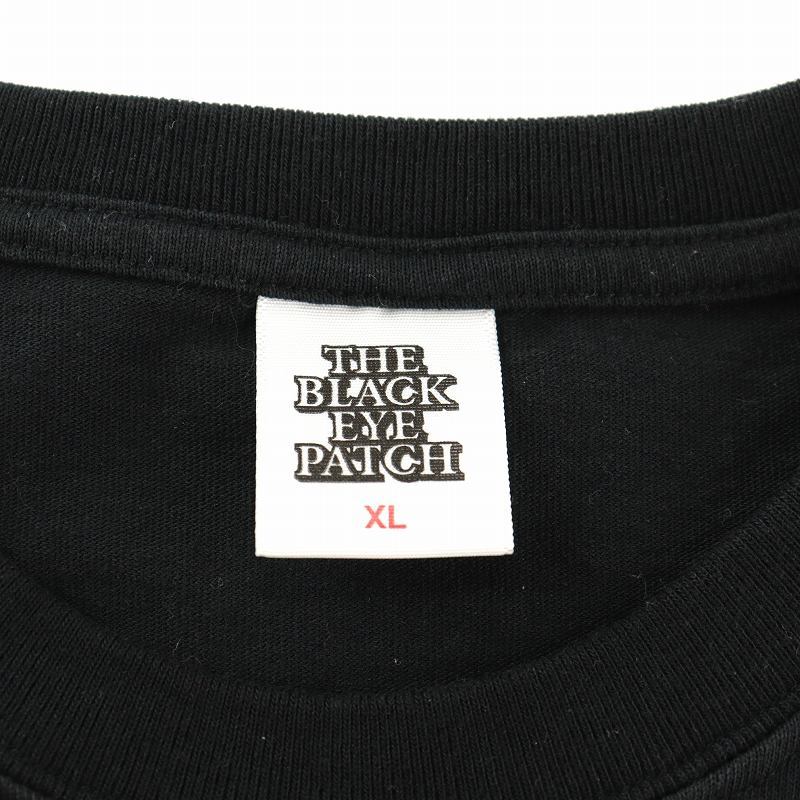 ブラックアイパッチ THE BLACK EYE PATCH Tシャツ カットソー 半袖 ロゴ プリント XL 黒 ブラック /AQ ■GY01 メンズ_画像4