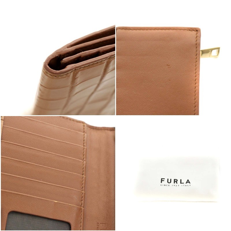 フルラ FURLA レディ コンチネンタル ウォレット 長財布 小銭入れ レザー 茶 ブラウン PDV101LKO0000 /AN3_画像8