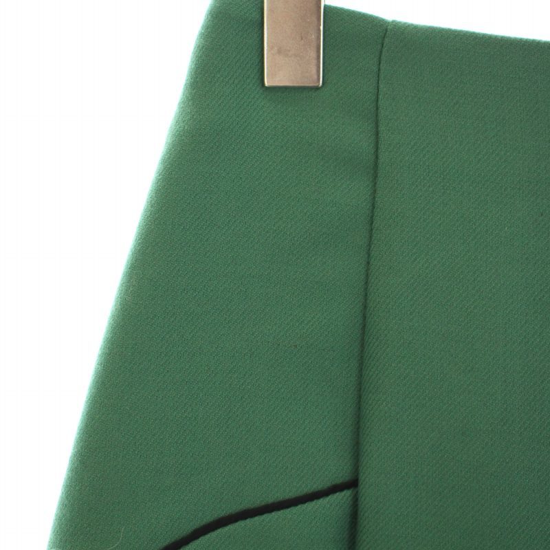 マルニ MARNI WINTER EDITION 2011 タイトスカート ストレッチ ひざ丈 リボン ウール 38 M 緑 グリーン /BB レディースの画像6