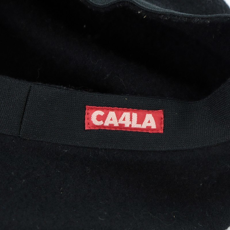 カシラ CA4LA ベレー帽 帽子 フェルト 黒 ブラック /SI32 レディース_画像7