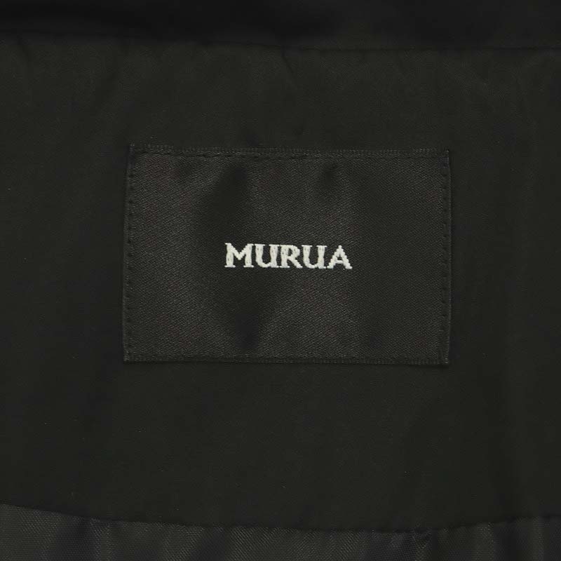 ムルーア MURUA ダイヤキルトボリュームエアコンダウン ジャケット ジップアップ フード F 黒 ブラック /HK ■OS レディース_画像3