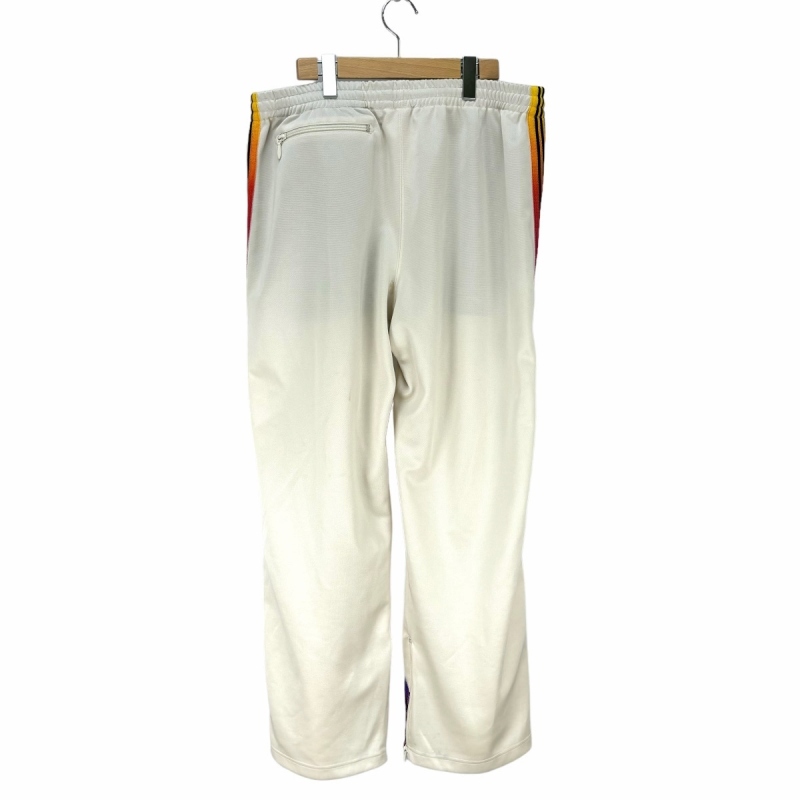 ニードルス ニードルズ Needles AWGE アウグ NARROW TRACK PANT ナロートラックパンツ サイドライン XL 白 ホワイト IN933 メンズ_画像2