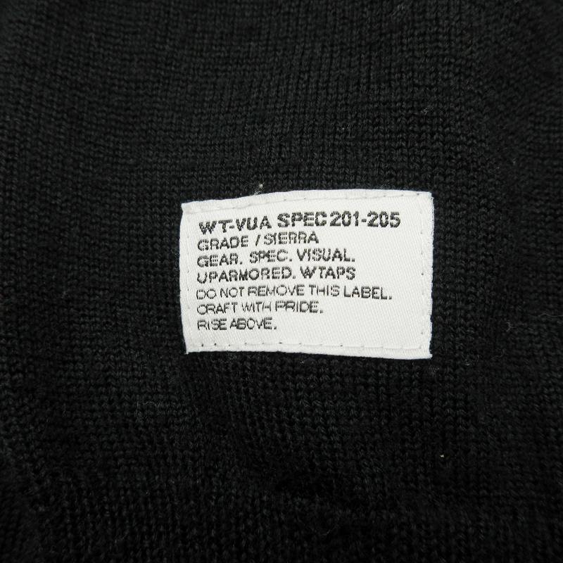 美品 10AW ダブルタップス WTAPS OMEGA SWEATER.BUTTON.WOOL オメガ セーター カーディガン 長袖 ニット ロゴボタン ウール Vネック_画像5