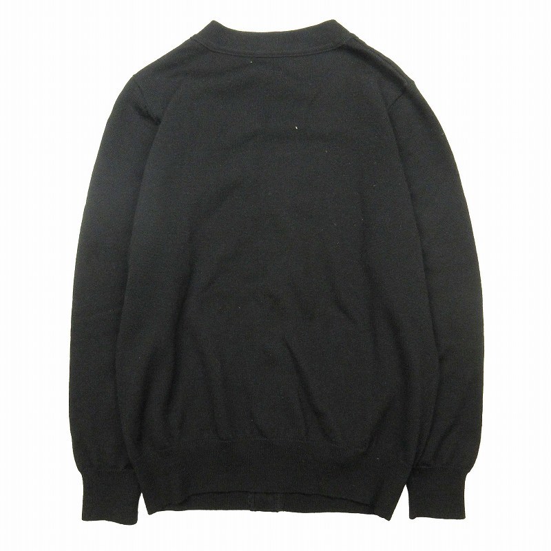 美品 10AW ダブルタップス WTAPS OMEGA SWEATER.BUTTON.WOOL オメガ セーター カーディガン 長袖 ニット ロゴボタン ウール Vネック_画像2