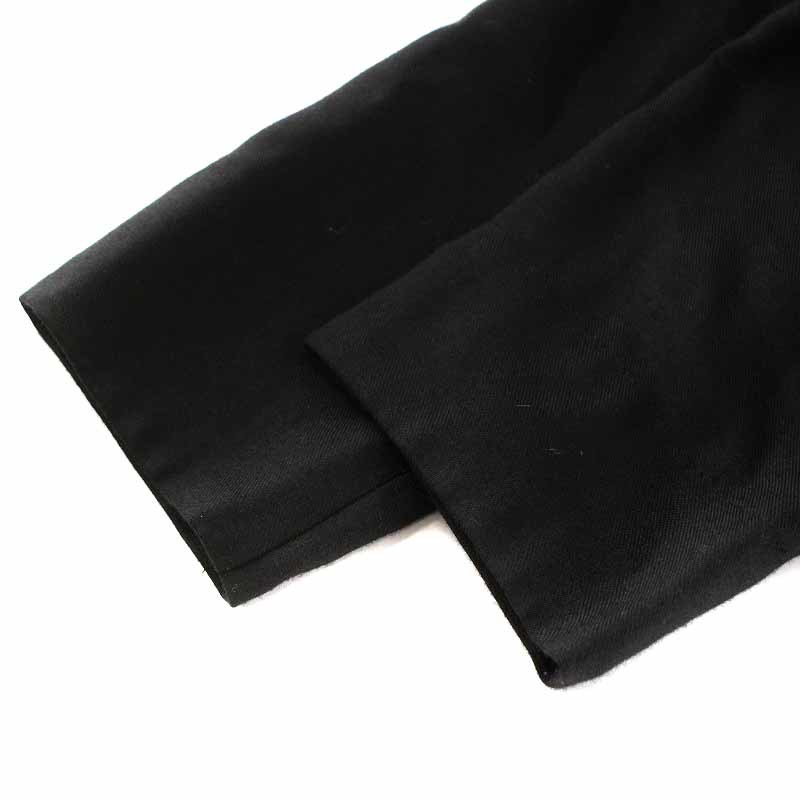 ユナイテッドアローズ UNITED ARROWS STYLE for LIVING ロングワンピース ウール混 長袖 黒 ブラック /YI24 レディース_画像8
