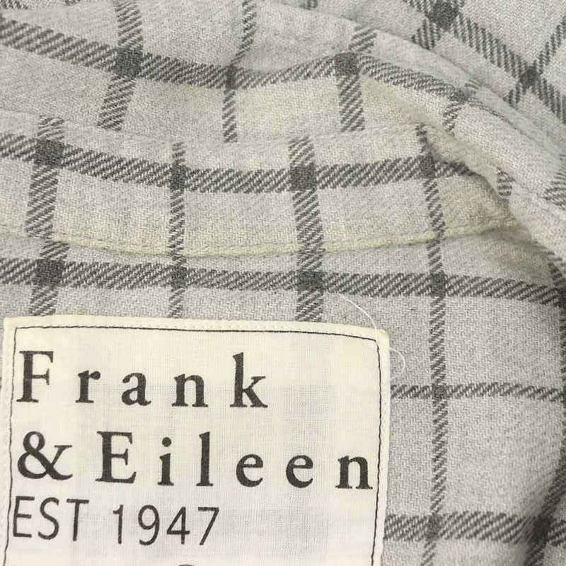 フランク&アイリーン Frank&Eileen チェックシャツ ネルシャツ 長袖 XS ライトグレー /DF ■OS レディース_画像7