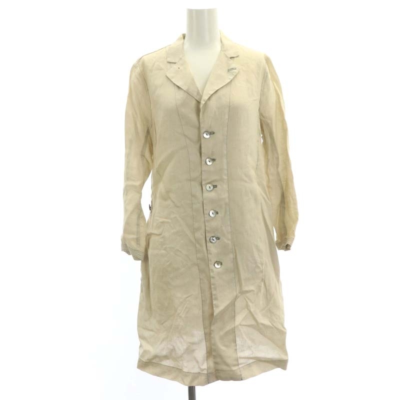  pas de calais pas de calais весеннее пальто внешний тонкий длинный linen38 бежевый /NR #OS женский 