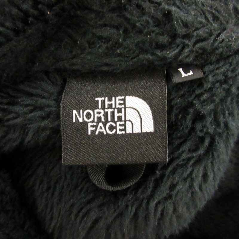 ザノースフェイス THE NORTH FACE 美品 近年 POLARTEC フリース NA61710 ジャケット ブルゾン L 黒 ブラック 0305 メンズ_画像3