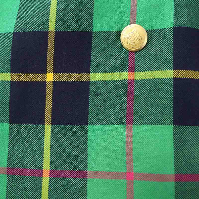  L ELLE спорт SPORTS жакет no color двойной no- отдушина общий подкладка золотой кнопка шерсть 9 M зеленый зеленый #GY11 /MW женский 