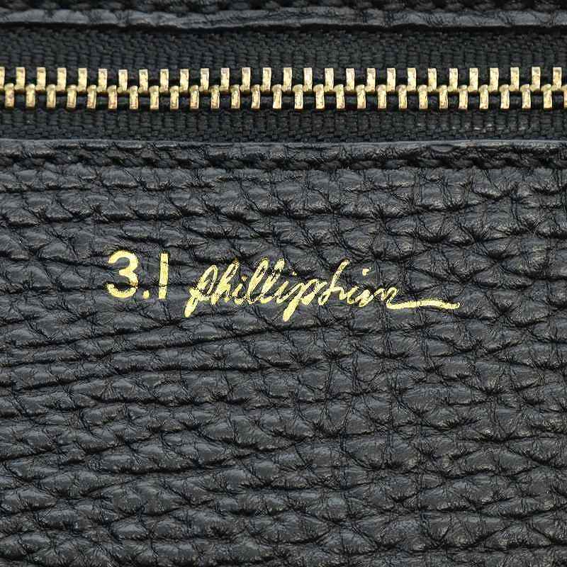 3.1 フィリップリム 3.1 phillip lim PASHLI トートバッグ ショルダーバッグ 2way 斜め掛け レザー 黒 ブラック AC00-0221SKC_画像3