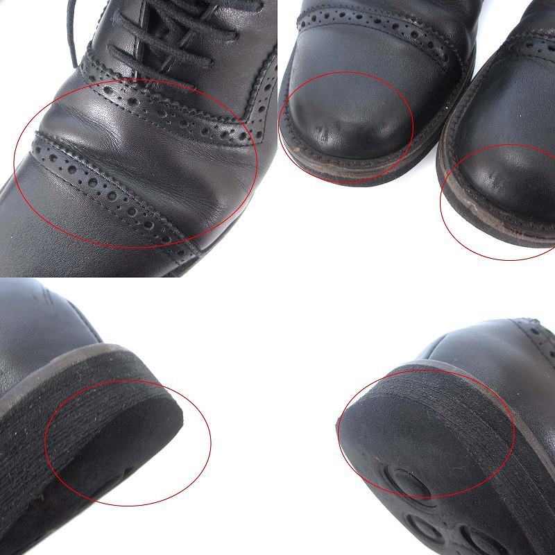 アビーロード ABBEY ROAD ビジネスシューズ 革靴 ストレートチップ レザー ブラック 黒 25.0 靴 メンズ_画像6