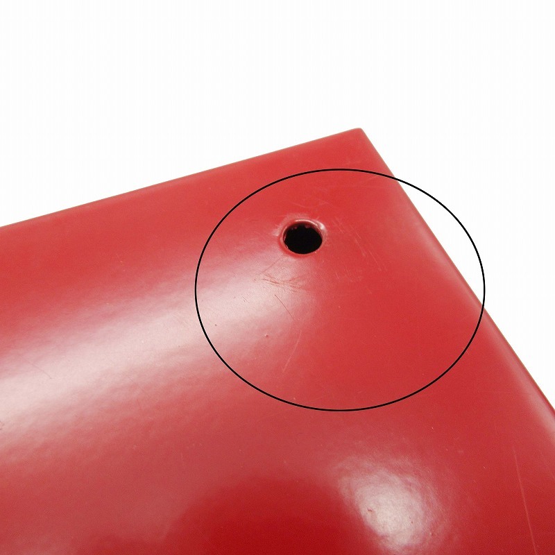 美品 09AW シュプリーム SUPREME Mini Tool Box ロゴ ミニ ツールボックス 小物入れ 工具箱 金属製 収納ケース 赤 レッド レディース_画像8