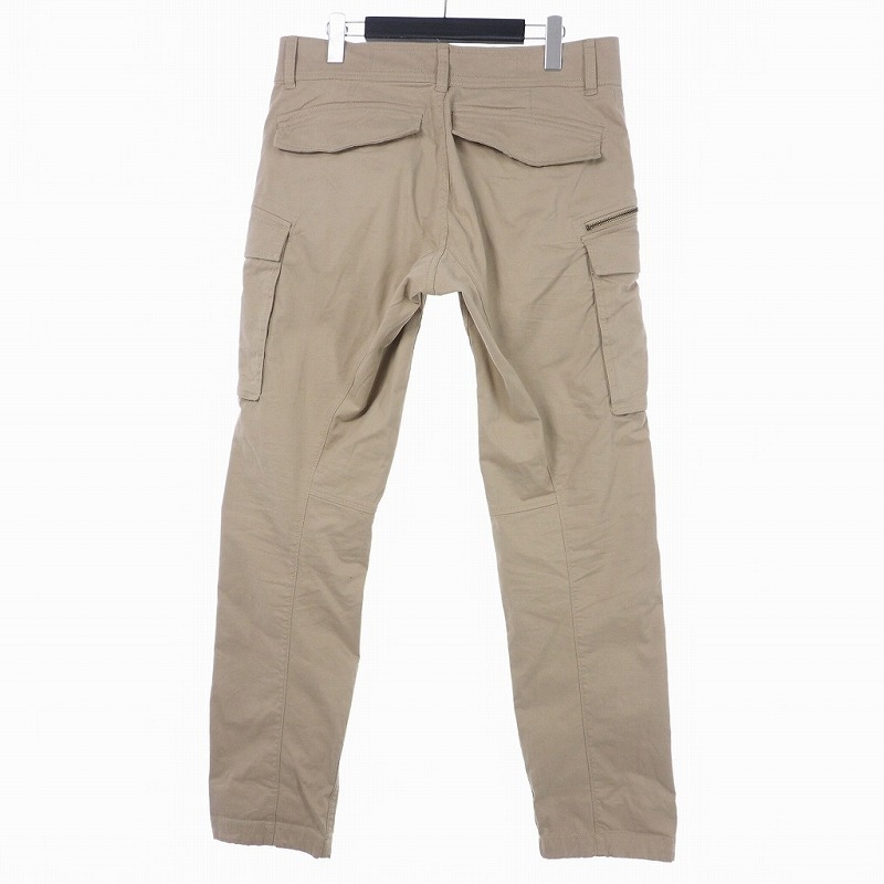 リプレイ REPLAY JOE CARGO TROUSERS カーゴ パンツ スラックス ワンポイントロゴ 32 ベージュ M9873A メンズ_画像2