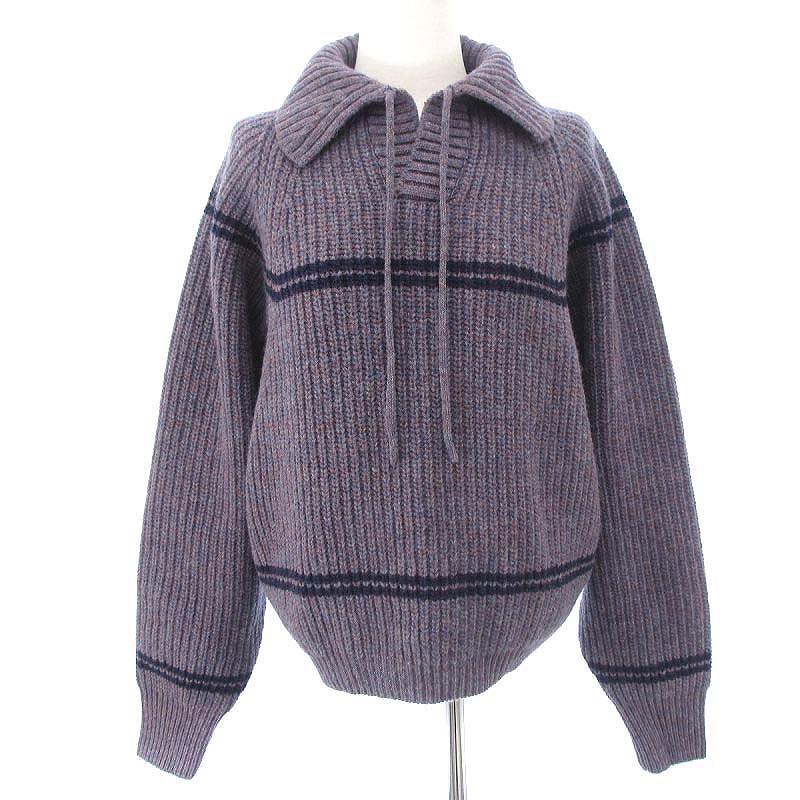 未使用品 ジョイスアディッド JOICEADDED 23AW NOSTALGIC MOOD KNIT PULLOVER ノスタルジック ムード ニット プルオーバー セーター ボーダ