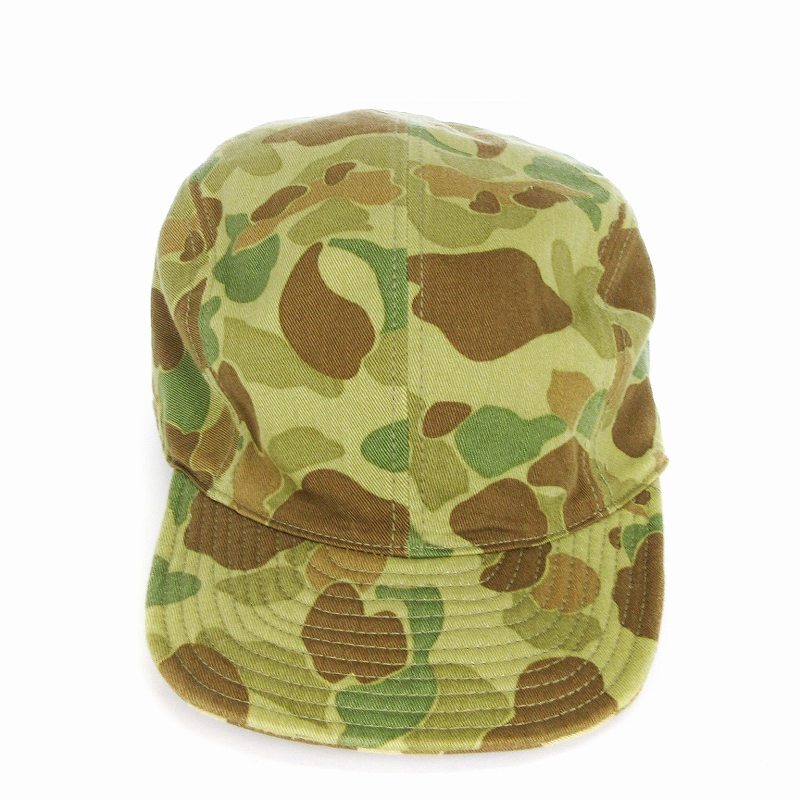  Fellows PHERROWS PHERROW\'S reversible cap hat total pattern camouflage pattern camouflage light brown group Brown khaki small articles #SM1 men's 