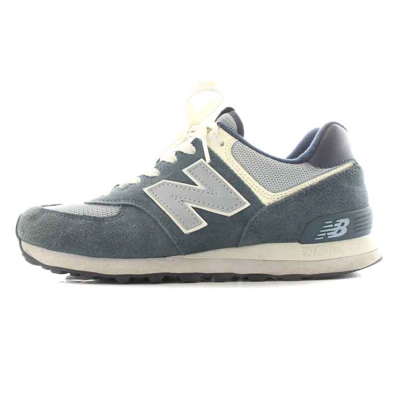  New balance NEW BALANCE ML574SPI 574 sneakers shoes suede US6.5 24.5cm navy blue navy light blue white white /NW27