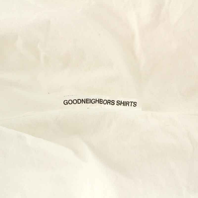 グッドネイバーズシャツ GOODNEIGHBORS SHIRTS ボタンダウンシャツ カジュアルシャツ 長袖 M 白 ホワイト /NW17 メンズ_画像8