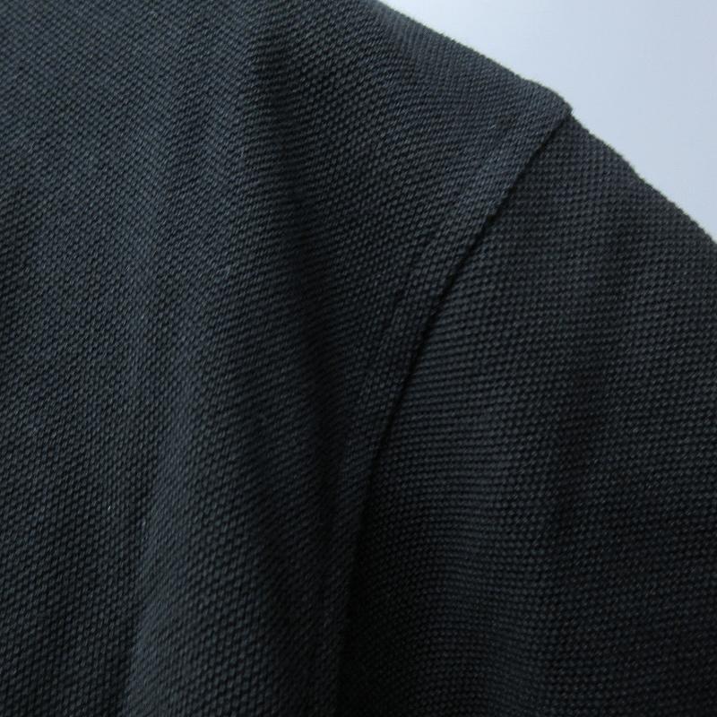 ハケット HACKETT TAILORED FIT ポロシャツ 鹿の子 カットソー ロゴ 刺繍 半袖 黒 ブラック XL 0307 メンズ_画像4