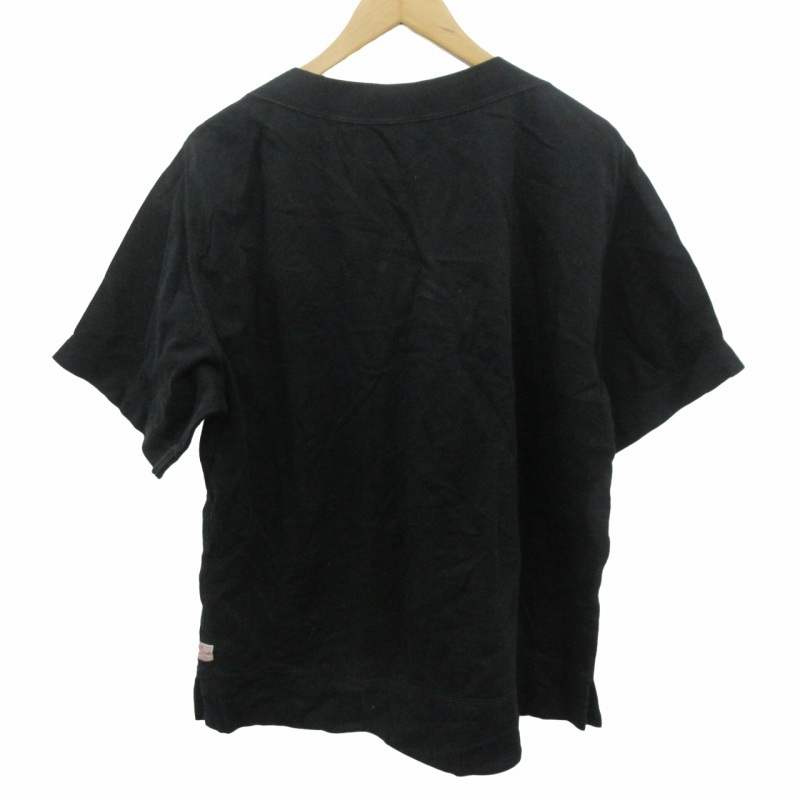 HERITAGE & CRAFT Tシャツ カットソー ロゴ M 黒 ブラック ■GY09 メンズ_画像2