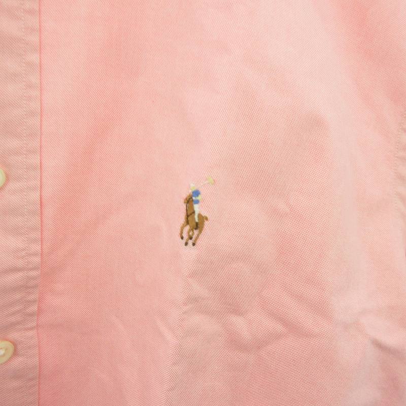 ラルフローレン RALPH LAUREN BLAKE ブレイク ボタンダウンシャツ オックスフォードシャツ BD ポニー刺繍 ピンク LL メンズ_画像4