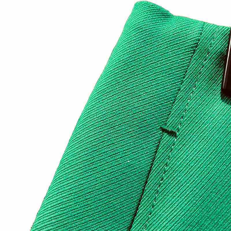 ドゥロワー Drawer 台形 ひざ丈 スカート ウール 36 S 緑 グリーン IBO49 レディース_画像4