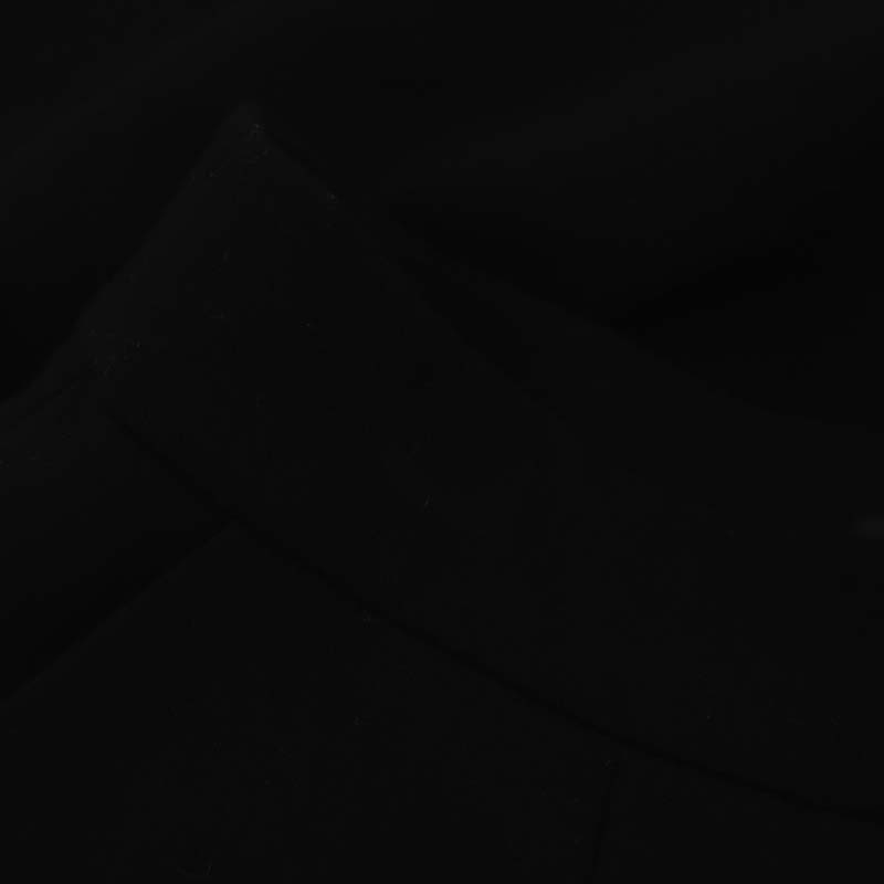 ルネ Rene ベーシック basic キュロット タックパンツ ショートパンツ ジッパーフライ センタープレス 36 黒 ブラック /DO ■OS レディース_画像8